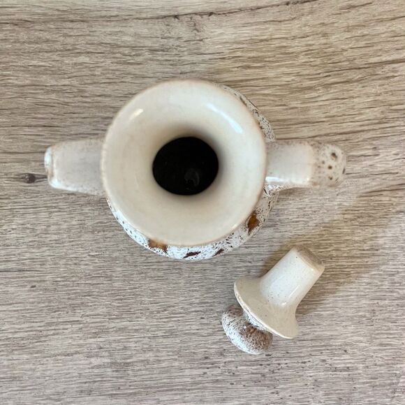 Fosters Pottery Honeycomb Cruet Set 1970's Made in England Vintage Retro - Picture 5 of 13